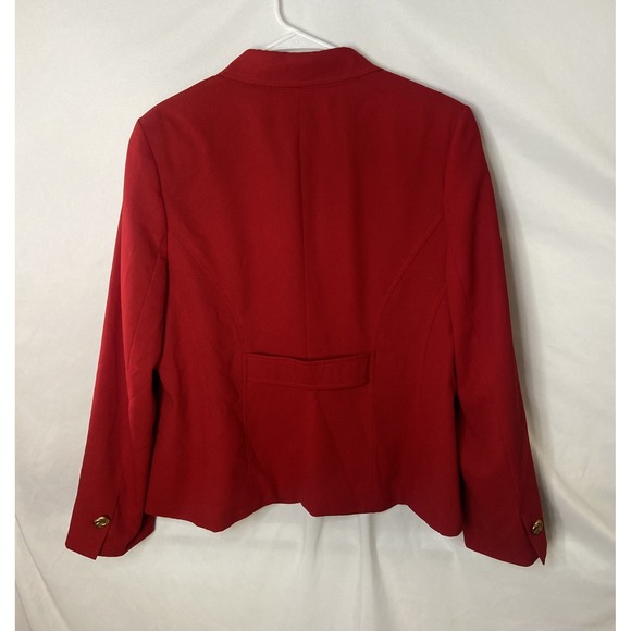 Vintage Mary Kay Star by Lion Uniform Group Red Blazer Jacket Women's Size 12R - Picture 5 of 14